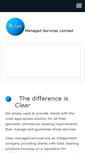 Mobile Screenshot of clearmanagedservices.com